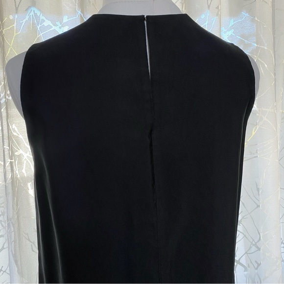 THE ROW BLACK SLEEVELESS CREWNECK LOOSE RELAXED FIT MIDI DRESS - Picture 9 of 15